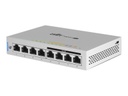 Ubiquiti UniFi Switch US-8-60W - Conmutador - Gestionado - 4 x 10/100/1000 + 4 x 10/100/1000 (PoE) - sobremesa - PoE