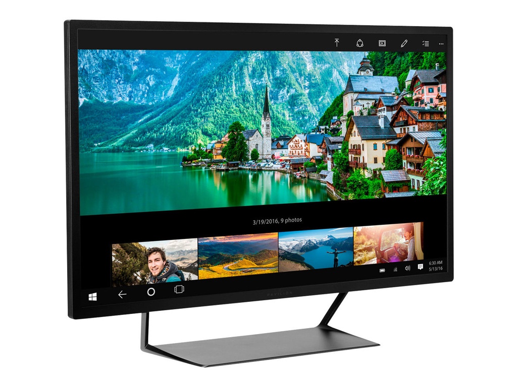 HP Pavilion - Monitor LED - 32" (32" visible) - 2560 x 1440 - WVA+ - 300 cd/m² - 3000:1 - 7 ms - 2xHDMI, DisplayPort - negro