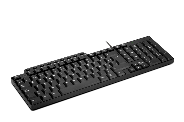 Xtech - Keyboard - Wired - Spanish - USB - Black - XTK-160S