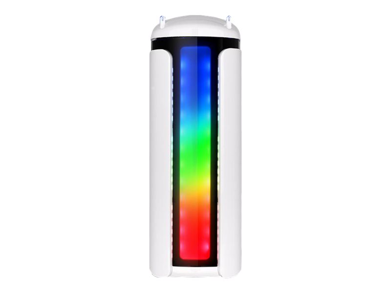 Thermaltake Versa C22 RGB - Snow Edition - torre - ATX - sin fuente de alimentación (PS/2) - blanco y negro - USB/Audio