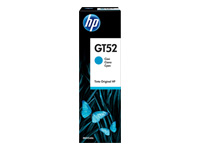 HP GT52 - Cián - original - recarga de tinta - para HP 11X; Smart Tank 500, 51X, 530, 615; Smart Tank Plus 55X; Smart Tank Wireless 51X