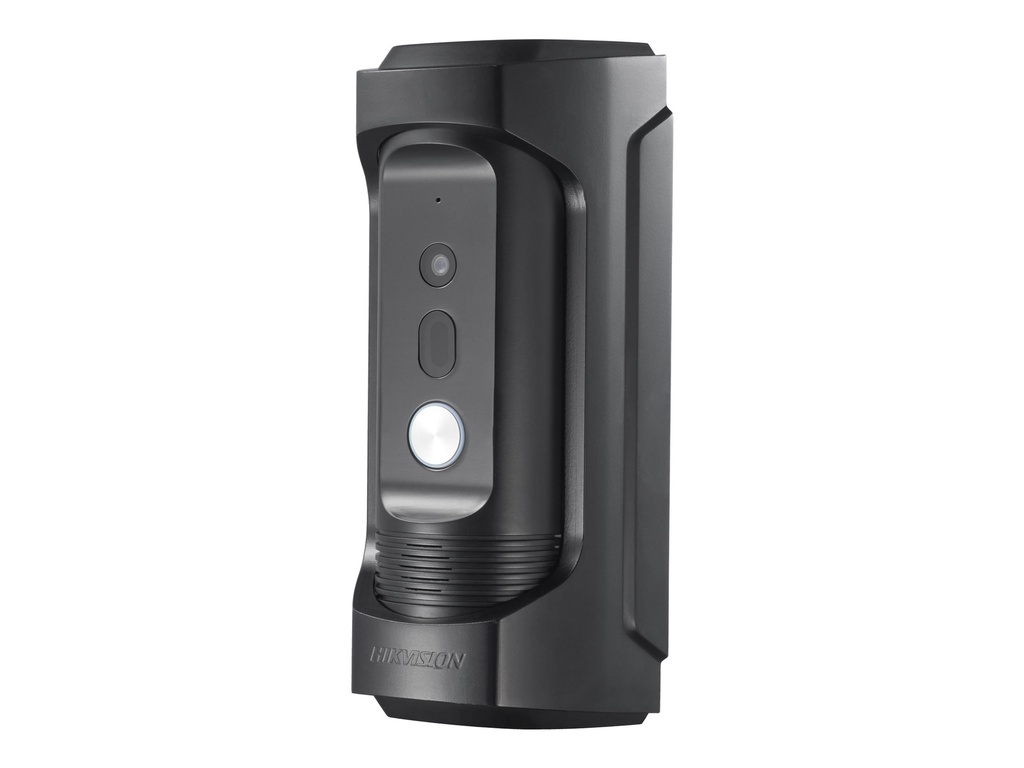 Hikvision DS-KB8112-IM IP Video Intercom Door Station - Cámara de vigilancia de red - para exteriores - a prueba de vándalos / impermeable - color (Día y noche) - 1280 x 720 - 720p - focal fijado - audio - LAN 10/100 - H.264 - CC 12 V / PoE