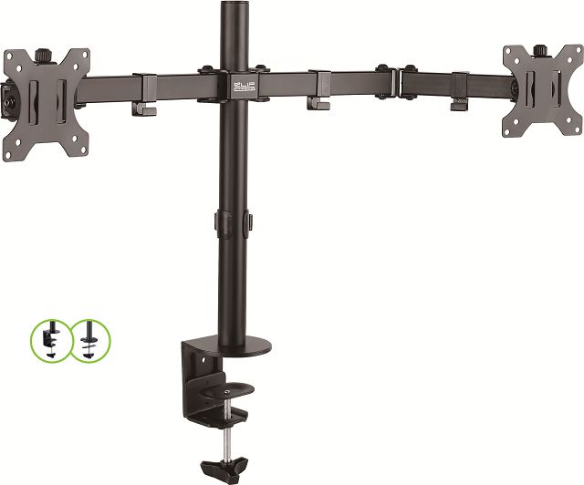 Klip Xtreme - Monitor mounting kit - Double 13"-32"