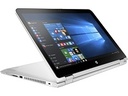 HP Pavilion x360 14-ba001la - Diseño plegable - Core i3 7100U / 2.4 GHz - Win 10 Home 64 bit - 4 GB RAM - 500 GB HDD - 14" pantalla táctil 1366 x 768 (HD) - HD Graphics 620 - Bluetooth - marco de teclado de plata ceniza, plata natural (tapa y base), diseño Strata - kbd: Latinoamérica