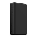 mophie Power Boost - Cargador portátil - 5200 mAh - 2.1 A - 2 conectores de salida (USB) - en el cable: Micro-USB - negro