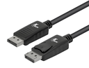 Xtech - Cable DisplayPort - DisplayPort (M) a DisplayPort (M) - 1.8 m - trabado - negro