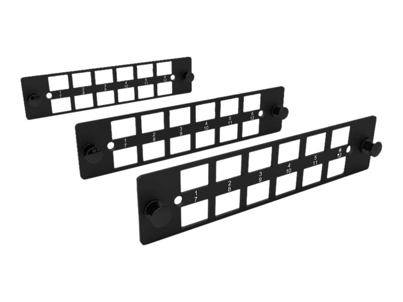 Furukawa - Tablero de conexiones - negro (paquete de 3)