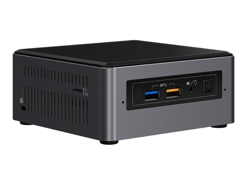 Intel Next Unit of Computing Kit NUC7I5BNH - Limitado - miniordenador - 1 x Core i5 7260U / 2.2 GHz - RAM 0 GB - Iris Plus Graphics 640 - GigE - WLAN: 802.11a/b/g/n/ac, Bluetooth 4.2