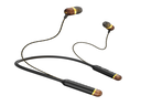 House of Marley Smile Jamaica Wireless - Auriculares internos con micro - en oreja - montaje detrás del cuello - Bluetooth - inalámbrico - negro exclusivo