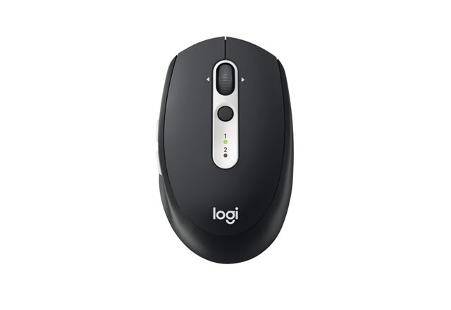 Logitech M585 Multi-Device - Ratón - diestro - óptico - 7 botones - inalámbrico - Bluetooth, 2.4 GHz - receptor inalámbrico USB - grafito