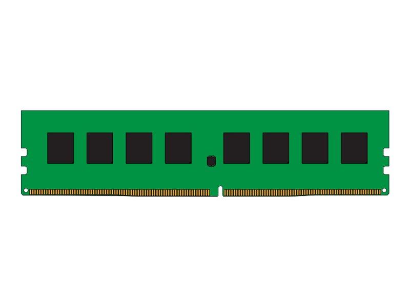 Kingston ValueRAM - DDR4 - módulo - 8 GB - DIMM de 288 espigas - 2666 MHz / PC4-21300 - CL19 - 1.2 V - sin búfer - no ECC