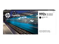 HP 992X - 375 ml - Alto rendimiento - negro - original - PageWide - cartucho de tinta - para PageWide Color 755, MFP 774, MFP 779; PageWide Pro 750, 772, 777