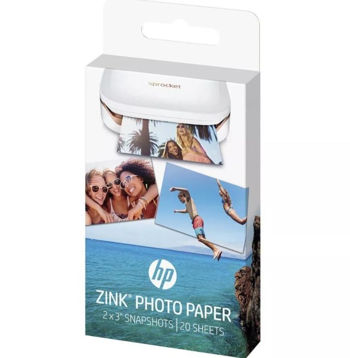 HP - Special media - Photo paper - 20 sheet(s) - Zink 2x3 LA
