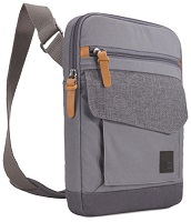 Case Logic LoDo - Bolsa de bandolera para tableta - tela de algodón - grafito - 10.1"