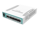 MikroTik RouterBOARD Cloud Router Switch CRS106-1C-5S - Conmutador - inteligente - 5 x Gigabit SFP + 1 x Gigabit SFP combinado - sobremesa - PoE - 400 MHz - RAM: 128MB