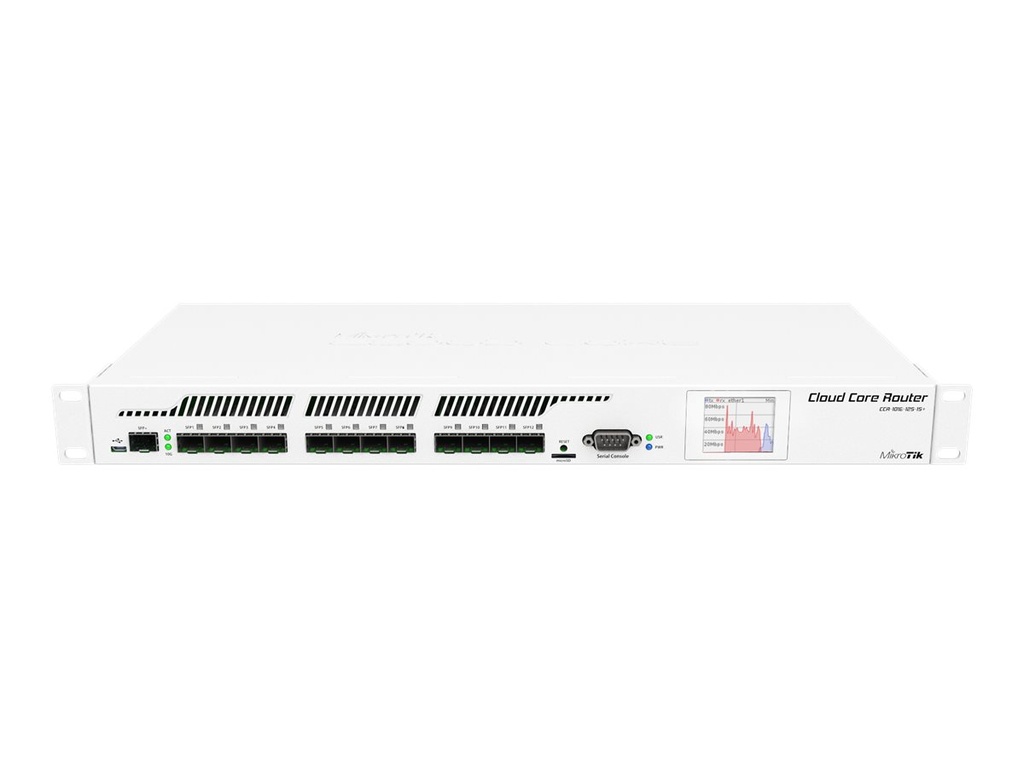 MikroTik RouterBOARD CCR1016-12S-1S+ - Router - conmutador de 12 puertos - GigE - montaje en rack