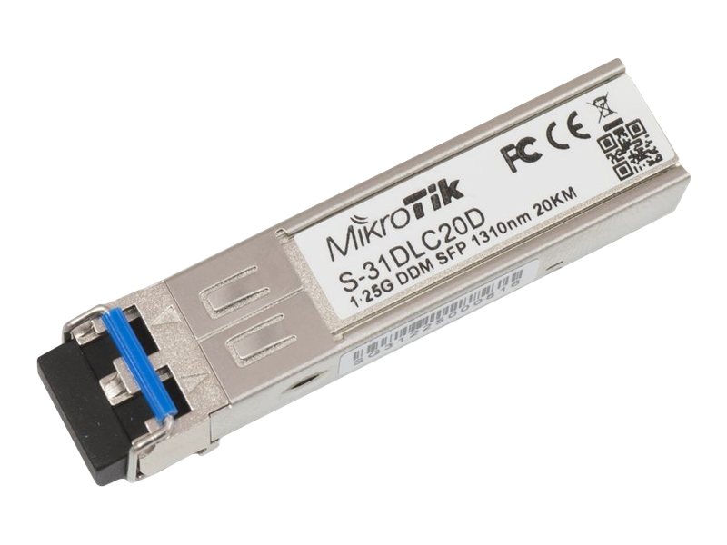 MikroTik S-85DLC05D - Módulo de transceptor SFP (mini-GBIC) - SFP (mini-GBIC) / LC de modos múltiples - hasta 550 m - 850 nm