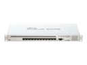 MikroTik RouterBOARD CCR1016-12G - Router - conmutador de 12 puertos - GigE - montaje en rack - 1.2GHz - 355x145x44mm - RouterOS v6 (64bits)