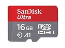 SanDisk Ultra - Tarjeta de memoria flash (adaptador microSDHC a SD Incluido) - 16 GB - A1 / UHS Class 1 / Class10 - microSDHC UHS-I