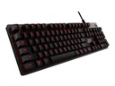 Logitech Gaming G413 - Teclado - retroiluminación - USB - interruptor: Romer-G - carbón