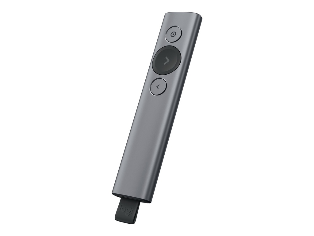 Logitech Spotlight - Control remoto para presentaciones - 3 botones - pizarra