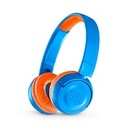 JBL JR300BT - Auriculares con diadema con micro - en oreja - Bluetooth - inalámbrico - naranja/azul