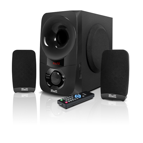 Klip Xtreme KWS-651 - 2.1 Channel - Wireless - Black - 60 Watts