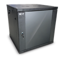 Nexxt Solutions SKD - Armario - instalable en pared - negro, RAL 9005 - 15U - 19"