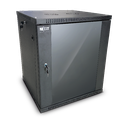Nexxt Solutions SKD - Armario - instalable en pared - RAL 9005, negro barniz - 18U - 19"