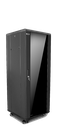 Nexxt Solutions SKD - Armario - instalable en el suelo - RAL 9005, negro barniz - 32U - 19"