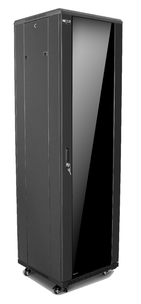 Nexxt Solutions SKD - Rack - armario - negro, RAL 9005 - 42U - 19"
