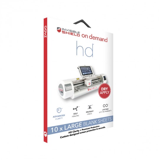 Zagg - Screen protector - Large HD Dry Blank 1