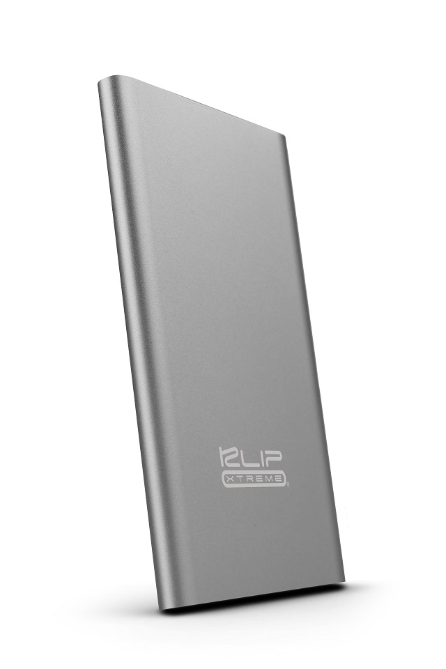Klip Xtreme KBH-175 - Cargador portátil - 8000 mAh - 2 conectores de salida (USB) - plata