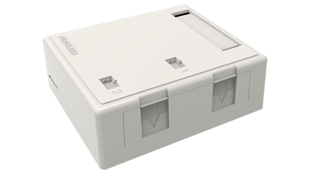 Furukawa - Caja montaje superficie de red - gris - 1 puerto
