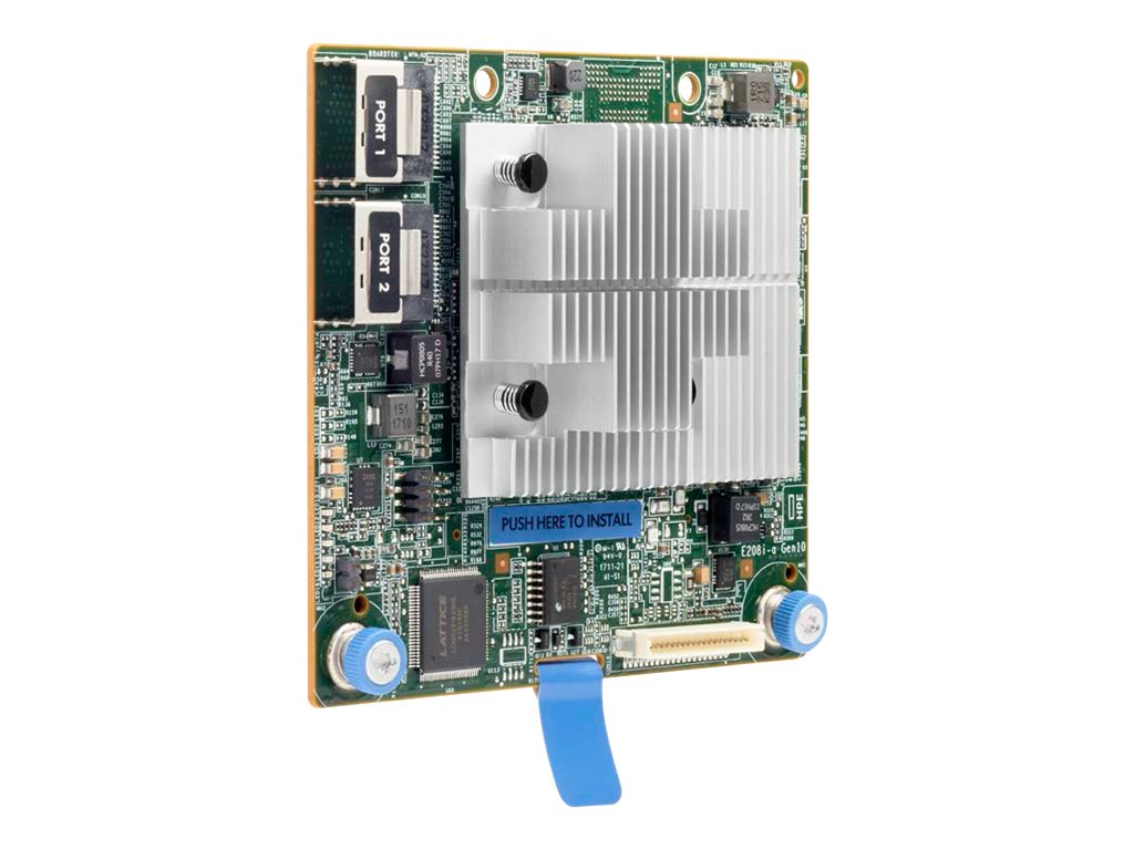 HPE Smart Array E208i-a SR Gen10 - Controlador de almacenamiento (RAID) con disipador térmico de bajo perfil - 8 Canal - SATA 6Gb/s / SAS 12Gb/s - 12 Gbit/s - RAID 0, 1, 5, 10 - PCIe 3.0 x8 - para Nimble Storage dHCI Large Solution with HPE ProLiant DL380 Gen10