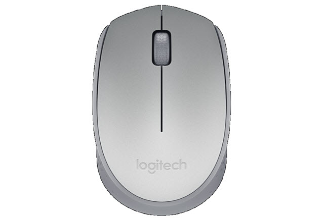 Logitech M170 - Ratón - diestro y zurdo - óptico - inalámbrico - 2.4 GHz - receptor inalámbrico USB
