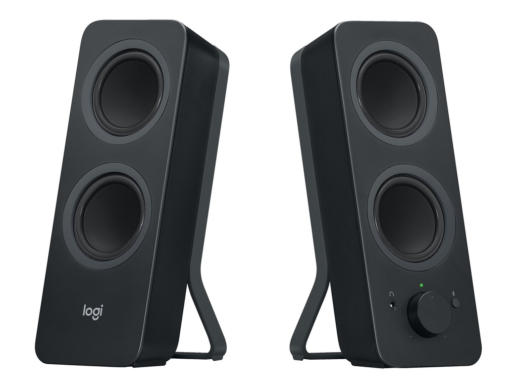 Logitech Z207 Bluetooth Computer Speakers - Altavoces - para PC - canal 2.0 - inalámbrico - Bluetooth - 5 vatios (Total) - negro