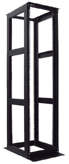 Nexxt Solutions Infrastructure - Rack - Steel - Black - 4P 7FT 45U 19" Sq.Ho