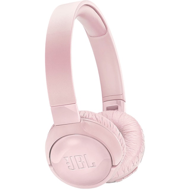 JBL TUNE 600BTNC - Auriculares con diadema con micro - en oreja - Bluetooth - inalámbrico - cancelación de sonido activo - rosa