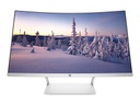 HP 27 - Monitor LED - curvado - 27" (27" visible) - 1920 x 1080 Full HD (1080p) @ 60 Hz - VA - 300 cd/m² - 3000:1 - 5 ms - HDMI, DisplayPort - altavoces - Pike Silver (plateado)