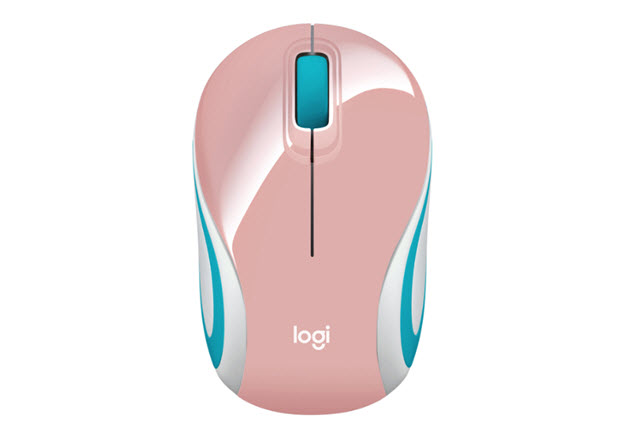 Logitech M187 - Ratón - óptico - 3 botones - inalámbrico - 2.4 GHz - receptor inalámbrico USB - Blossom