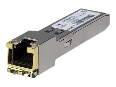 Ubiquiti U Fiber UF-RJ45-1G - Módulo de transceptor SFP (mini-GBIC) - GigE - 10Base-T, 100Base-TX, 1000Base-T - RJ-45 - hasta 100 m