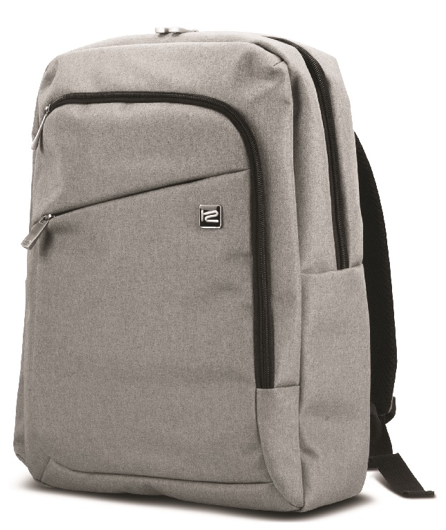 Klip Xtreme - Notebook carrying backpack - 15.6" - 100D Polyester - Light gray