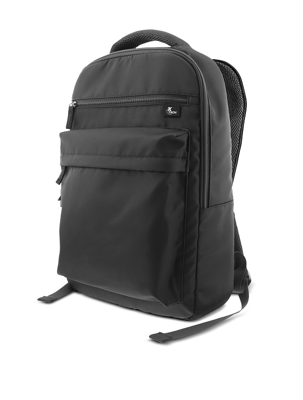 Xtech Harker XTB-213  Mochila para laptop - 15.6" - Nylon y Poliéster - Color Negro - Organizador de accesorios interior - Bolsillo frontal con cierre para accesorios - Tirantes acolchados