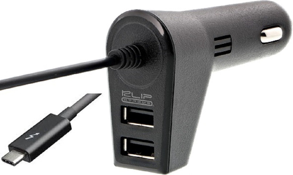 Klip Xtreme - Car holder/charger - Car 2xUSB + USB-C