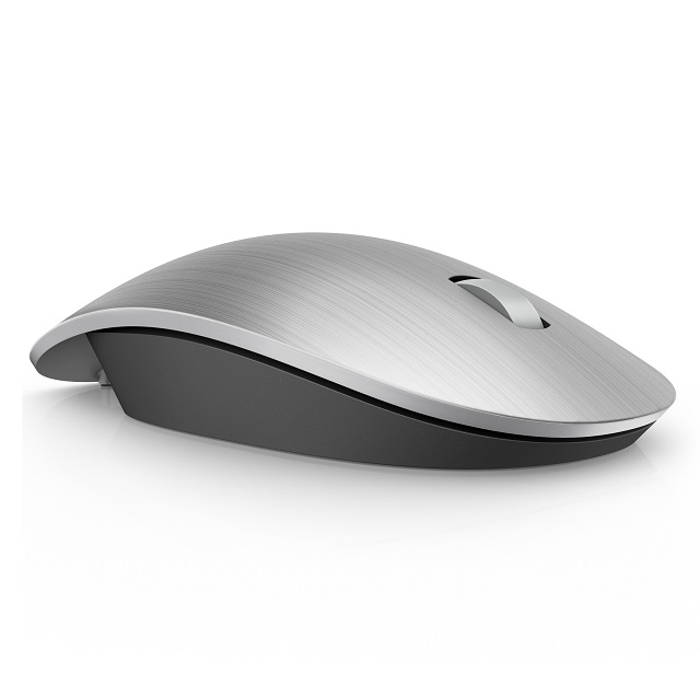 HP 500 - Ratón - diestro y zurdo - óptico - inalámbrico - Bluetooth 3.0 - Pike Silver (plateado) - para HP 15, 17, 24, 27; OMEN GT11; Pavilion 24, 27; Pavilion Gaming 15, TG01; Slim S01