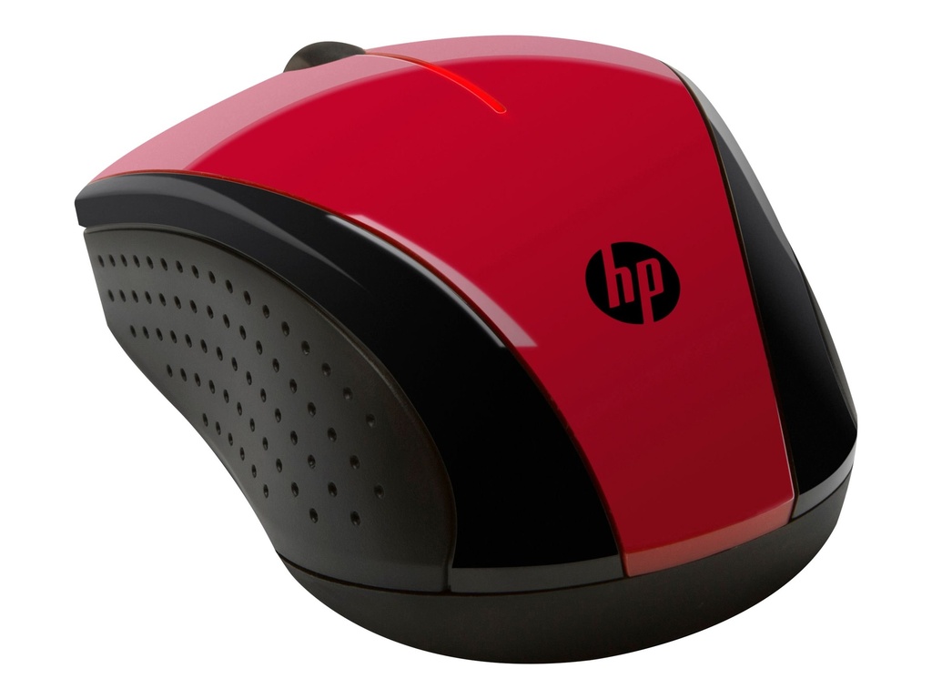 HP X3000 - Ratón - óptico - 3 botones - inalámbrico - 2.4 GHz - receptor inalámbrico USB - rojo - para OMEN Obelisk by HP 875; HP 15, 27; ENVY x360; Pavilion Gaming 15, 690, TG01; Spectre x360