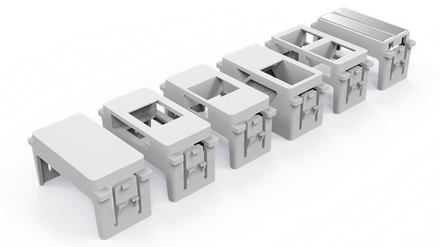 Furukawa - Angular Module - 2P/White/FacePlate