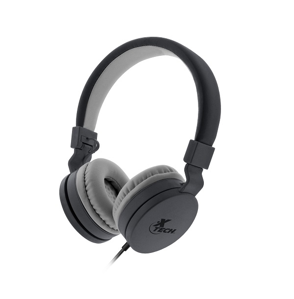 Xtech Alloy - XTH-340 - Auriculares con diadema - Cableado - Audífono: Unidad del parlante: Fi40mm - Máxima potencia de salida (R.M.S.): 10mW - Respuesta de frecuencia: 20Hz 20kHz - Sensibilidad: 105 ± 3dB/mW (N.P.S a 1kHz) - Micrófono: Tipo: Integrado en la cápsula de mando - Frecuencia: 50Hz-16.000Hz - Impedancia: 2,2k ohm - Información adicional: Longitud del cable: 3.9±0.6ft  Dimensiones: 5.7x2.6x7”