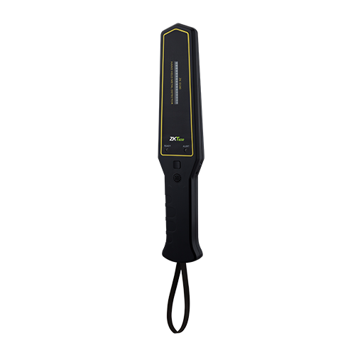 ZKTeco - Detector Portatil para metales - ZK-D180 - Tamaño compacto - Portátil - Fuente: 9V - Luz indicadora de detección de metales - Sonido y efecto de vibración - Batería recargable 
